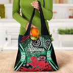 Australia Tasmania State Grocery Bag Ubertas et Fidelitas
