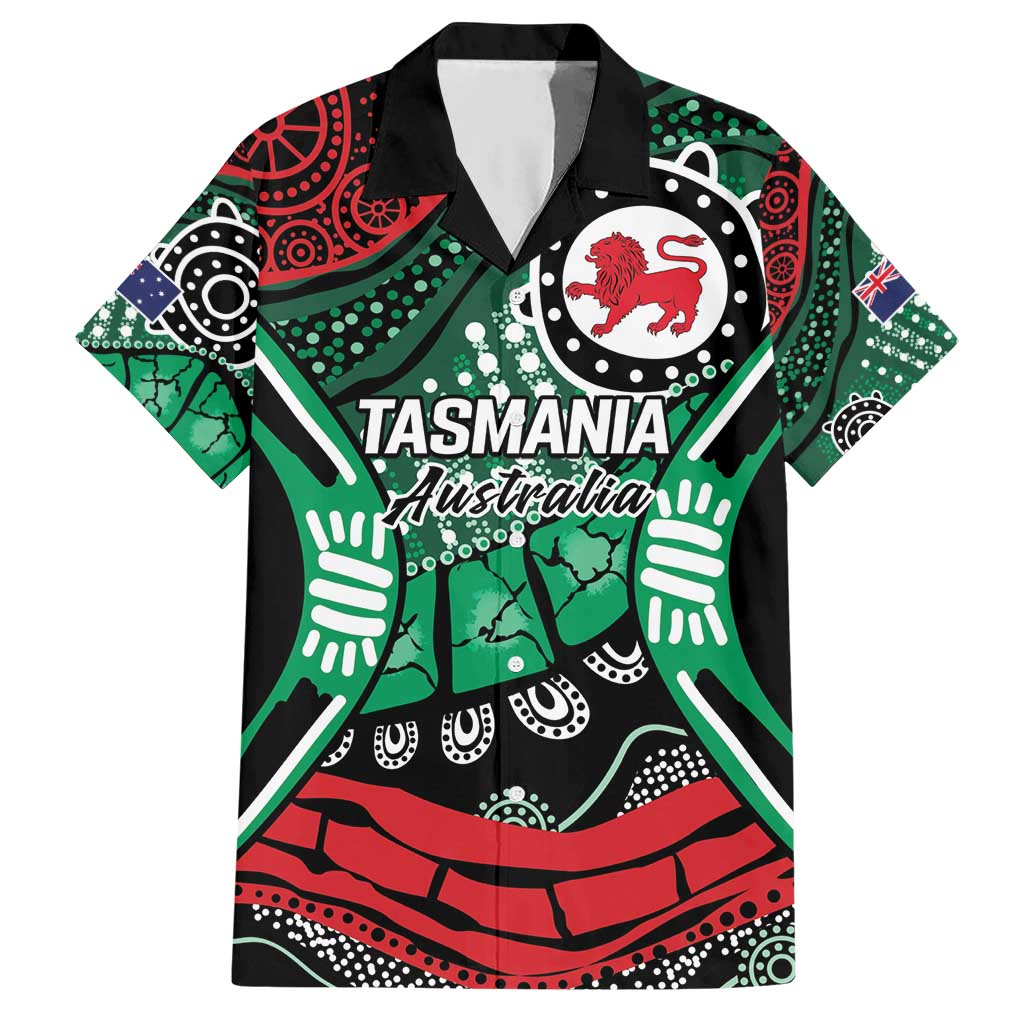 Australia Tasmania State Hawaiian Shirt Ubertas et Fidelitas