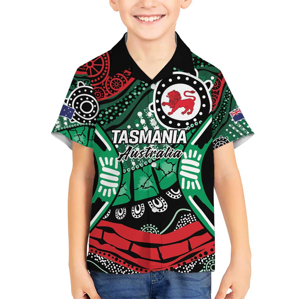 Australia Tasmania State Hawaiian Shirt Ubertas et Fidelitas