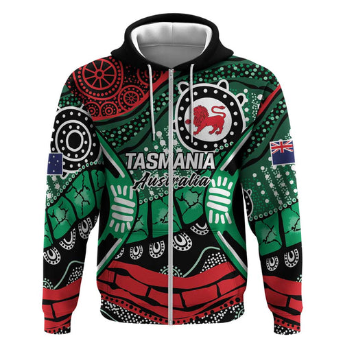 Australia Tasmania State Hoodie Ubertas et Fidelitas