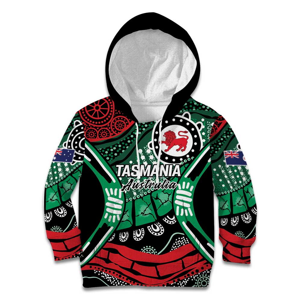 Australia Tasmania State Kid Hoodie Ubertas et Fidelitas