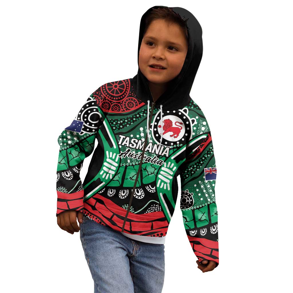 Australia Tasmania State Kid Hoodie Ubertas et Fidelitas