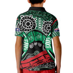 Australia Tasmania State Kid Polo Shirt Ubertas et Fidelitas