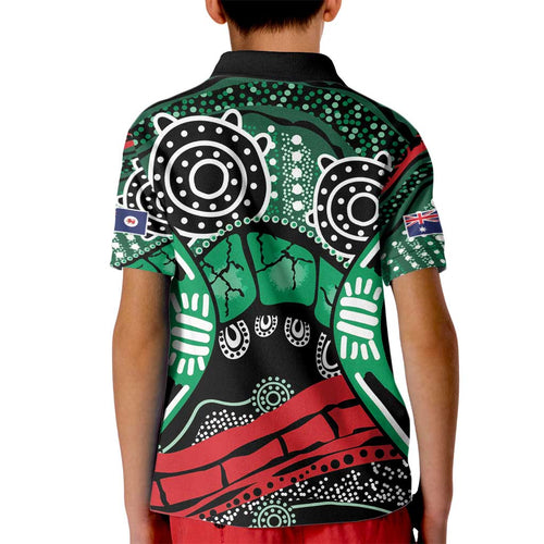 Australia Tasmania State Kid Polo Shirt Ubertas et Fidelitas