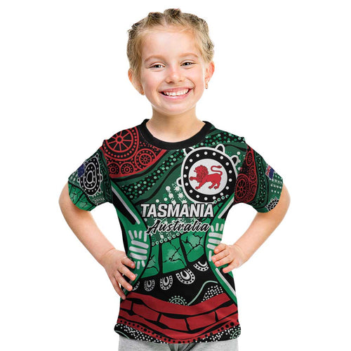 Australia Tasmania State Kid T Shirt Ubertas et Fidelitas