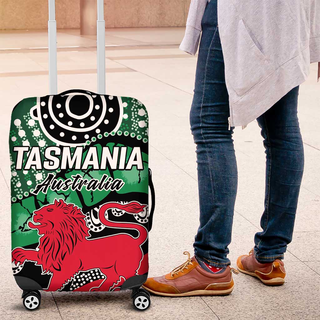 Australia Tasmania State Luggage Cover Ubertas et Fidelitas