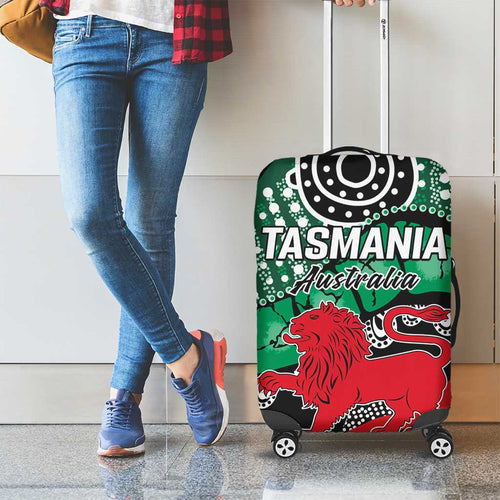 Australia Tasmania State Luggage Cover Ubertas et Fidelitas