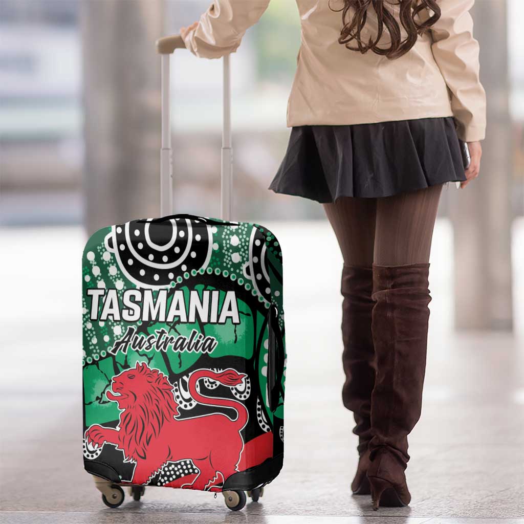 Australia Tasmania State Luggage Cover Ubertas et Fidelitas