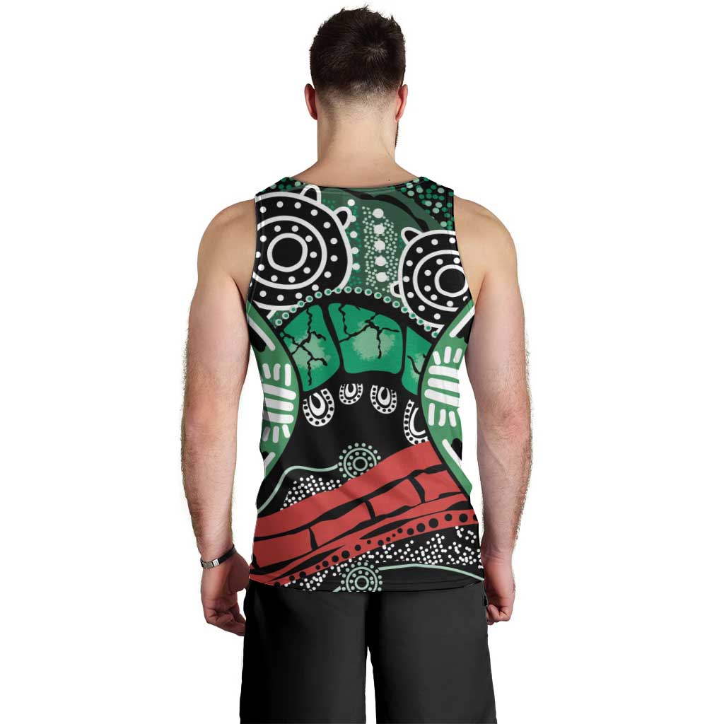 Australia Tasmania State Men Tank Top Ubertas et Fidelitas