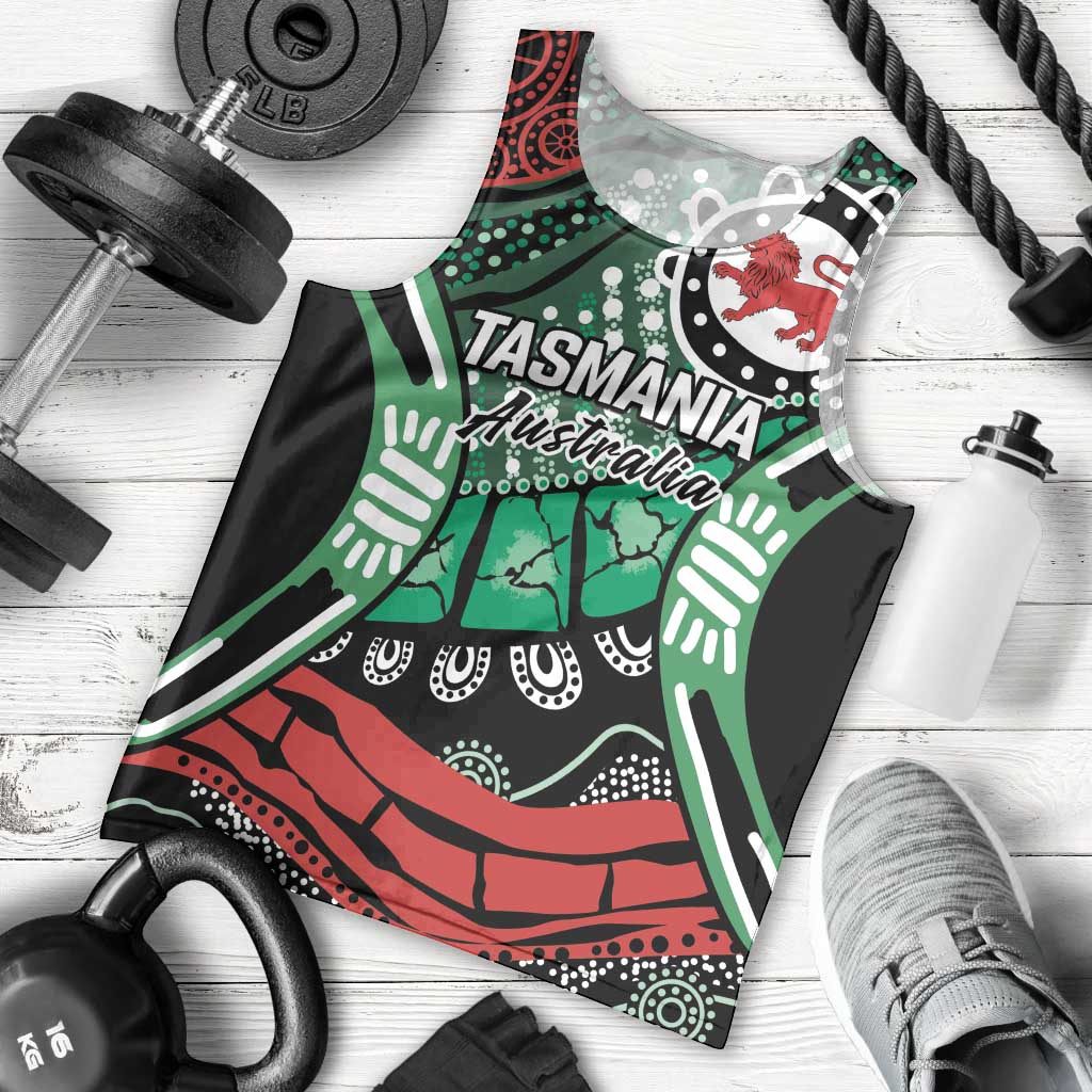 Australia Tasmania State Men Tank Top Ubertas et Fidelitas