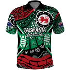 Australia Tasmania State Polo Shirt Ubertas et Fidelitas