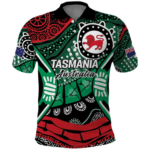 Australia Tasmania State Polo Shirt Ubertas et Fidelitas