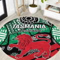 Australia Tasmania State Round Carpet Ubertas et Fidelitas