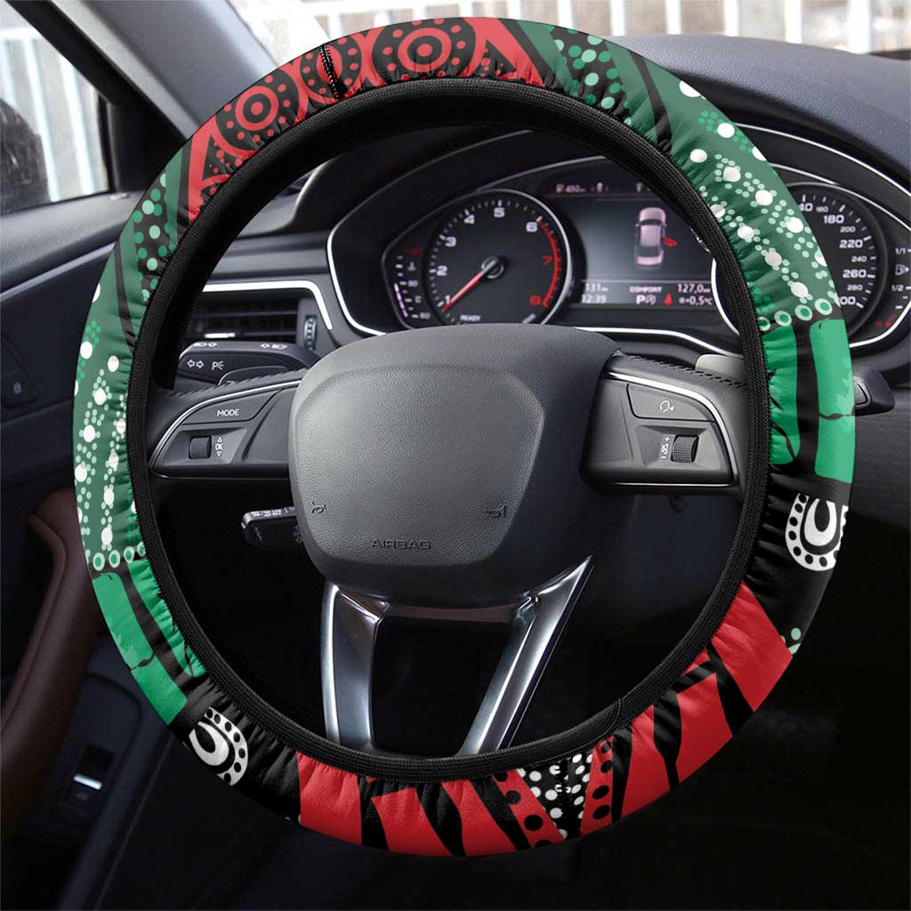 Australia Tasmania State Steering Wheel Cover Ubertas et Fidelitas