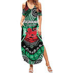 Australia Tasmania State Summer Maxi Dress Ubertas et Fidelitas