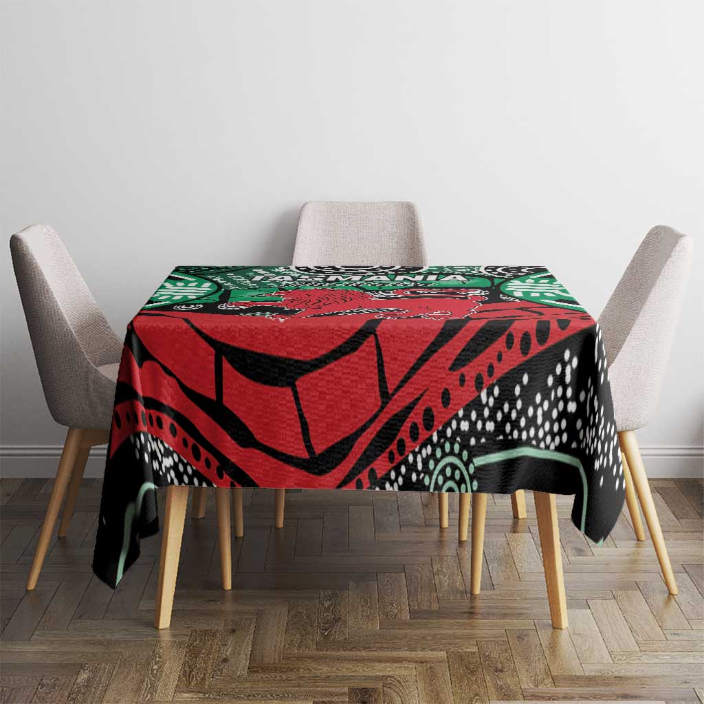 Australia Tasmania State Tablecloth Ubertas et Fidelitas