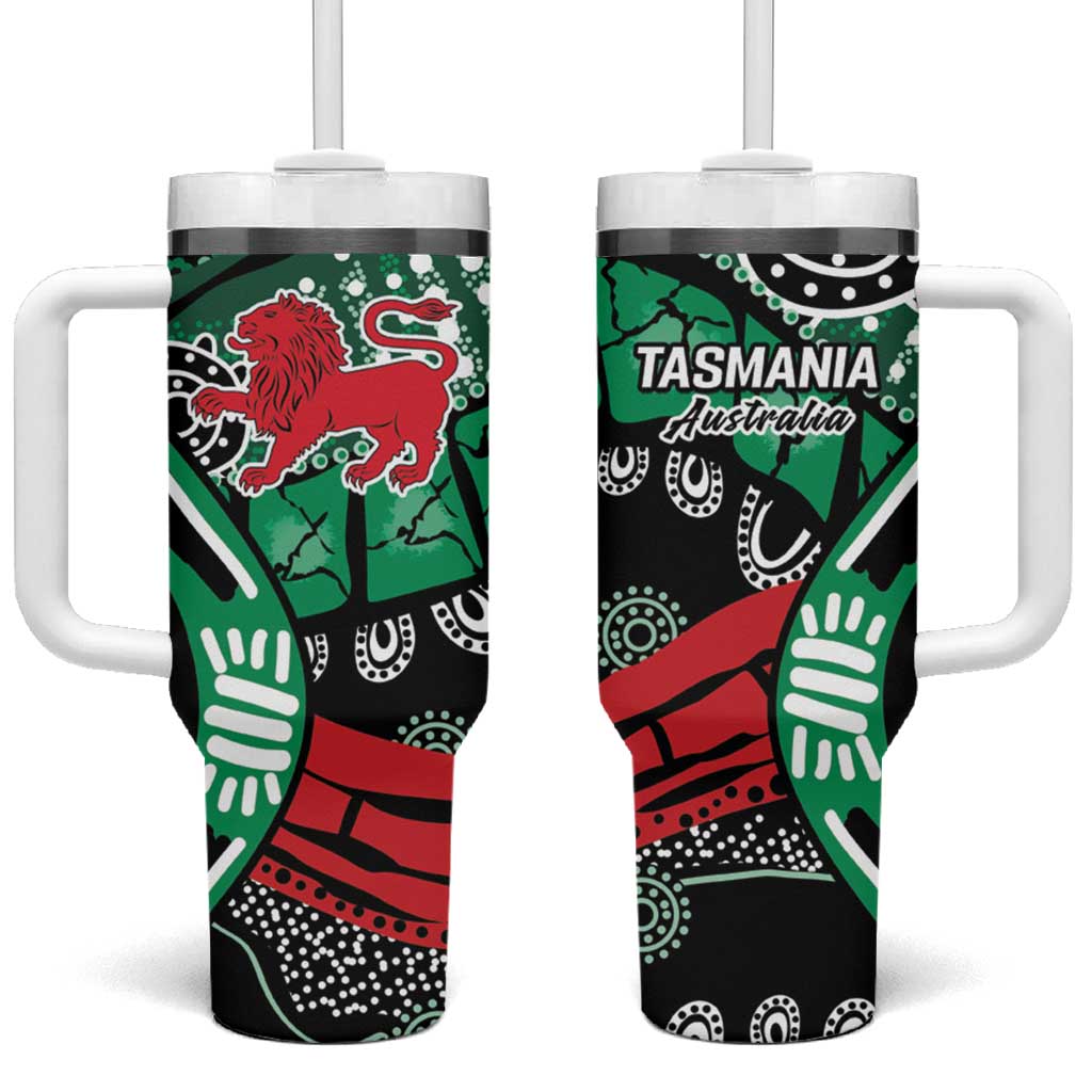 Australia Tasmania State Tumbler With Handle Ubertas et Fidelitas