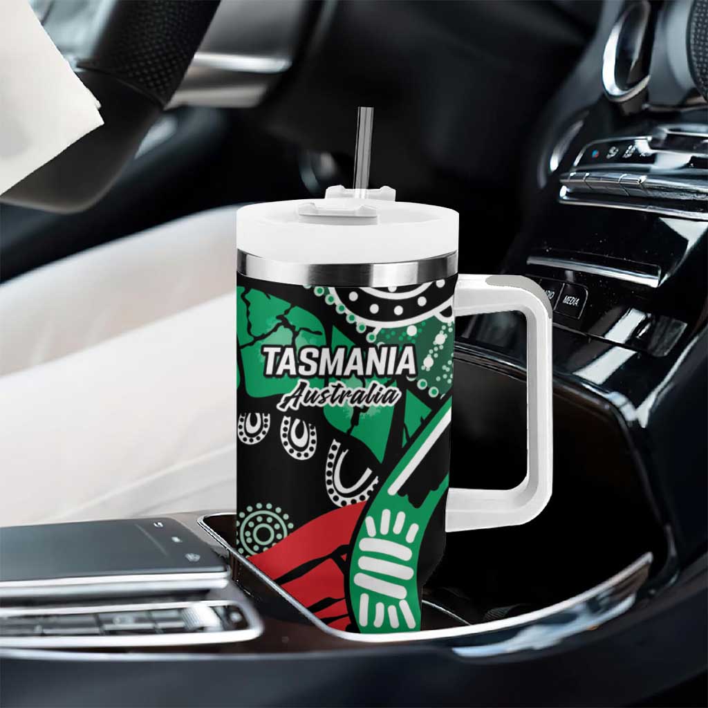 Australia Tasmania State Tumbler With Handle Ubertas et Fidelitas