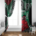 Australia Tasmania State Window Curtain Ubertas et Fidelitas