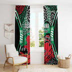 Australia Tasmania State Window Curtain Ubertas et Fidelitas