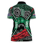 Australia Tasmania State Women Polo Shirt Ubertas et Fidelitas