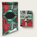 Australia Tasmania State Wrapping Paper Ubertas et Fidelitas - Aussie Hoodie