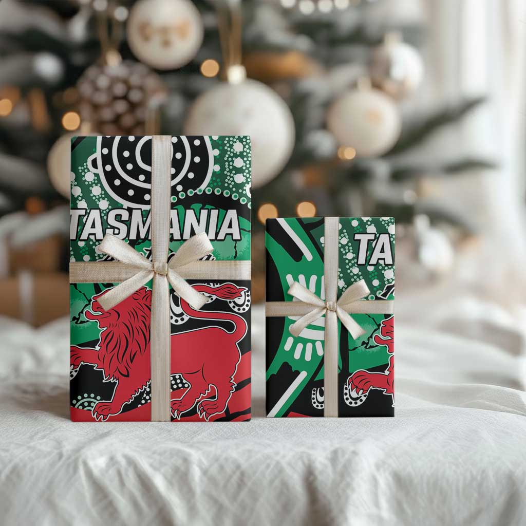Australia Tasmania State Wrapping Paper Ubertas et Fidelitas - Aussie Hoodie