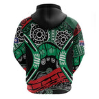 Australia Tasmania State Zip Hoodie Ubertas et Fidelitas
