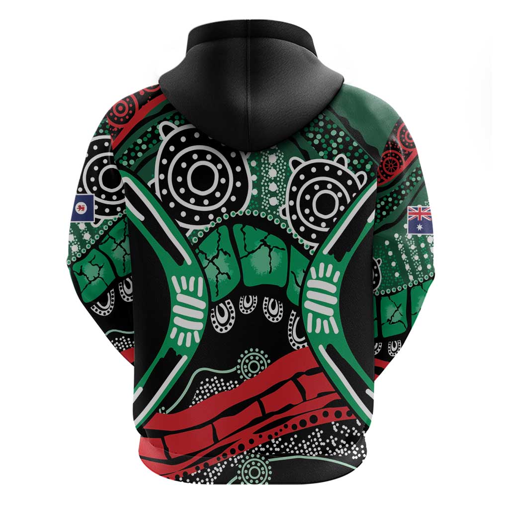 Australia Tasmania State Zip Hoodie Ubertas et Fidelitas
