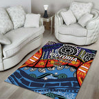 Australia Victoria State Area Rug Peace and Prosperity