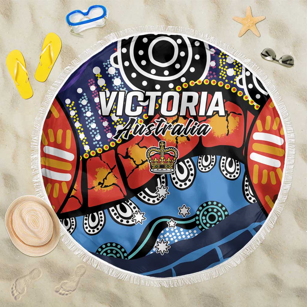Australia Victoria State Beach Blanket Peace and Prosperity
