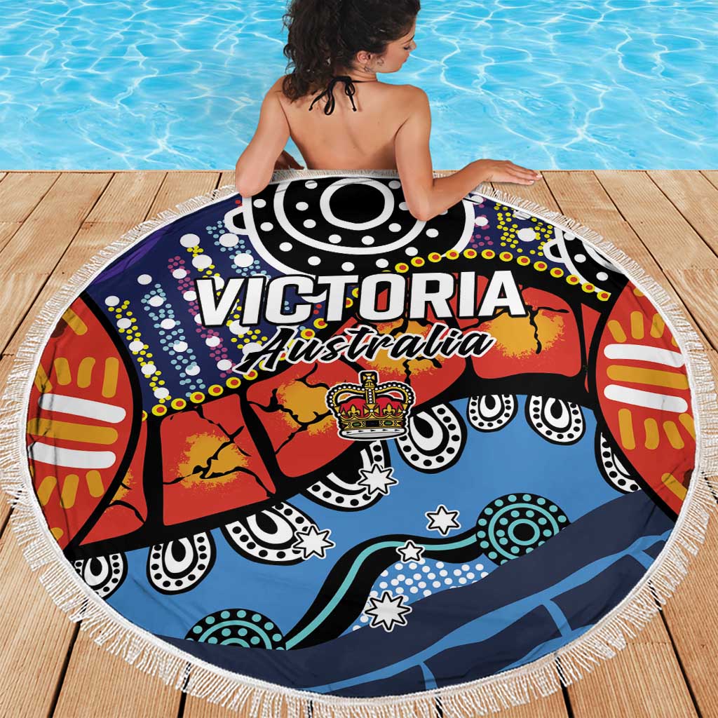 Australia Victoria State Beach Blanket Peace and Prosperity