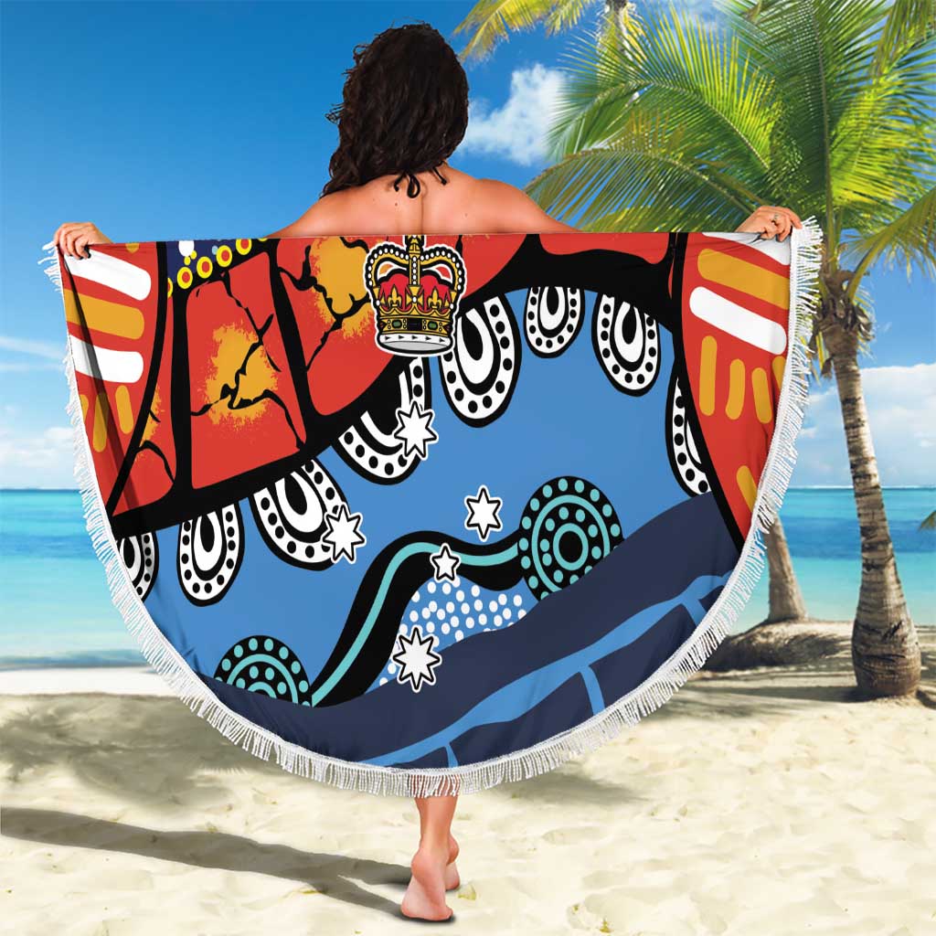 Australia Victoria State Beach Blanket Peace and Prosperity