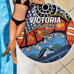 Australia Victoria State Beach Blanket Peace and Prosperity