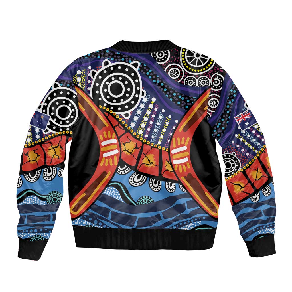 Australia Victoria State Bomber Jacket Peace and Prosperity