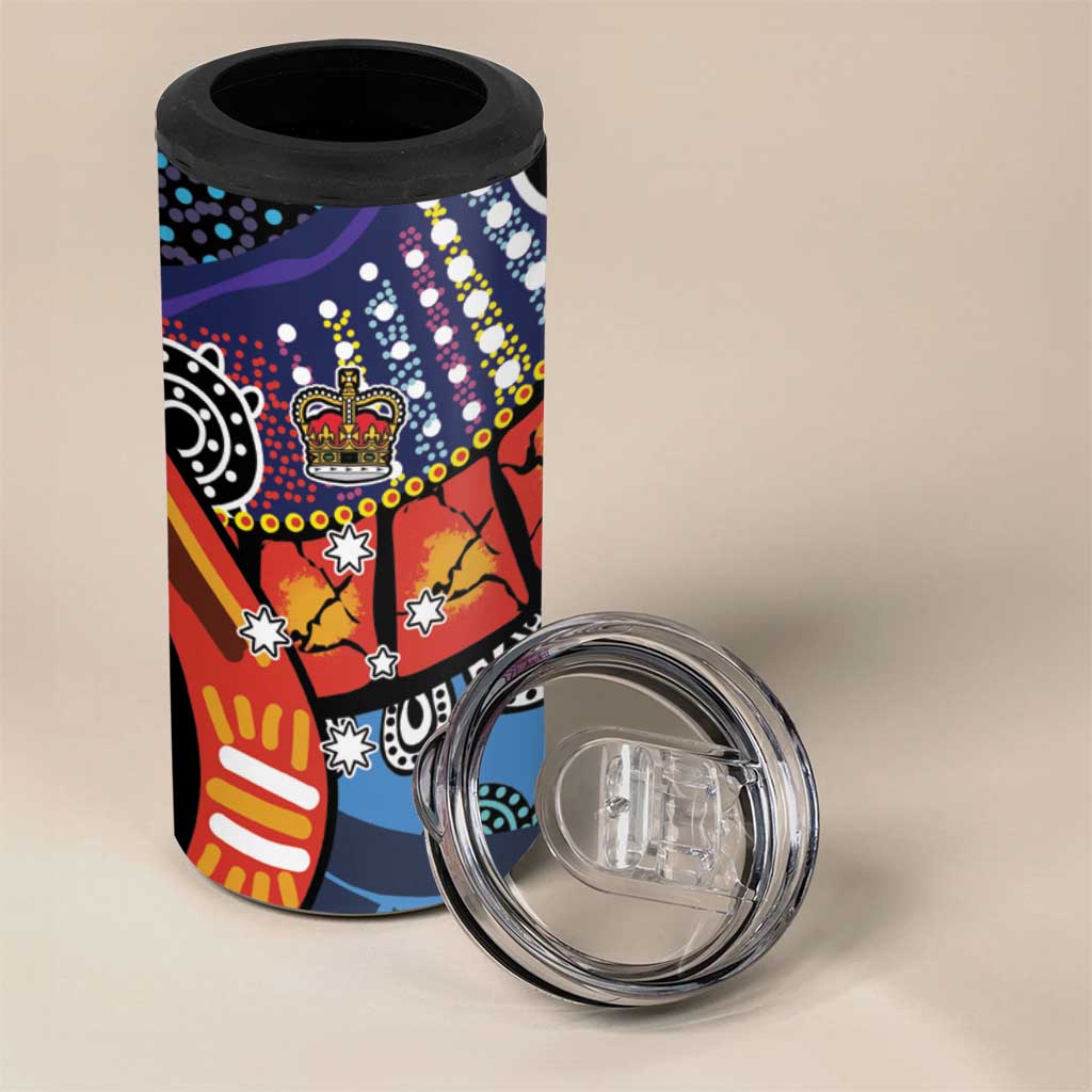 Australia Victoria State 4 in 1 Can Cooler Tumbler Peace and Prosperity