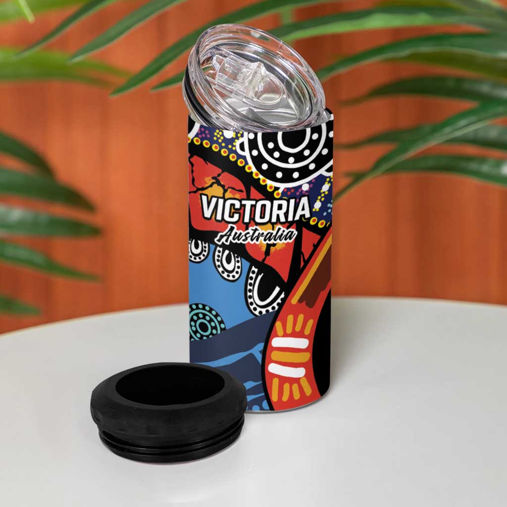 Australia Victoria State 4 in 1 Can Cooler Tumbler Peace and Prosperity