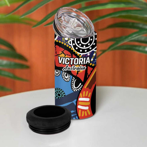 Australia Victoria State 4 in 1 Can Cooler Tumbler Peace and Prosperity