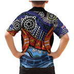 Australia Victoria State Family Matching Mermaid Dress and Hawaiian Shirt Peace and Prosperity