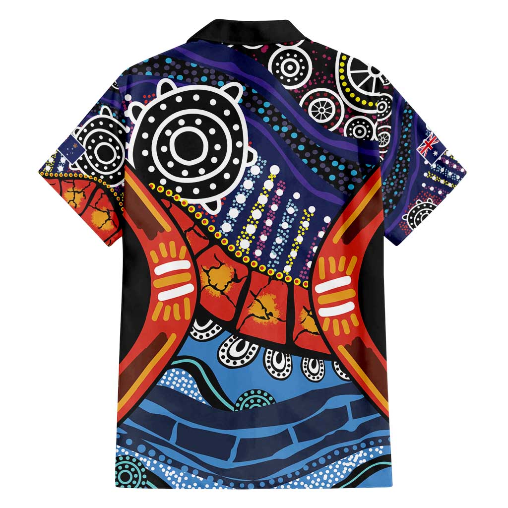 Australia Victoria State Family Matching Tank Maxi Dress and Hawaiian Shirt Peace and Prosperity