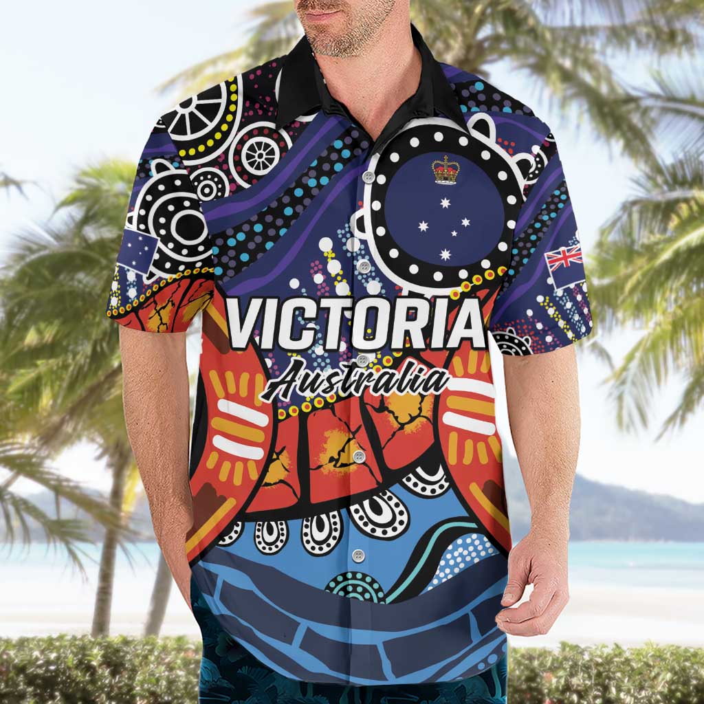 Australia Victoria State Hawaiian Shirt Peace and Prosperity