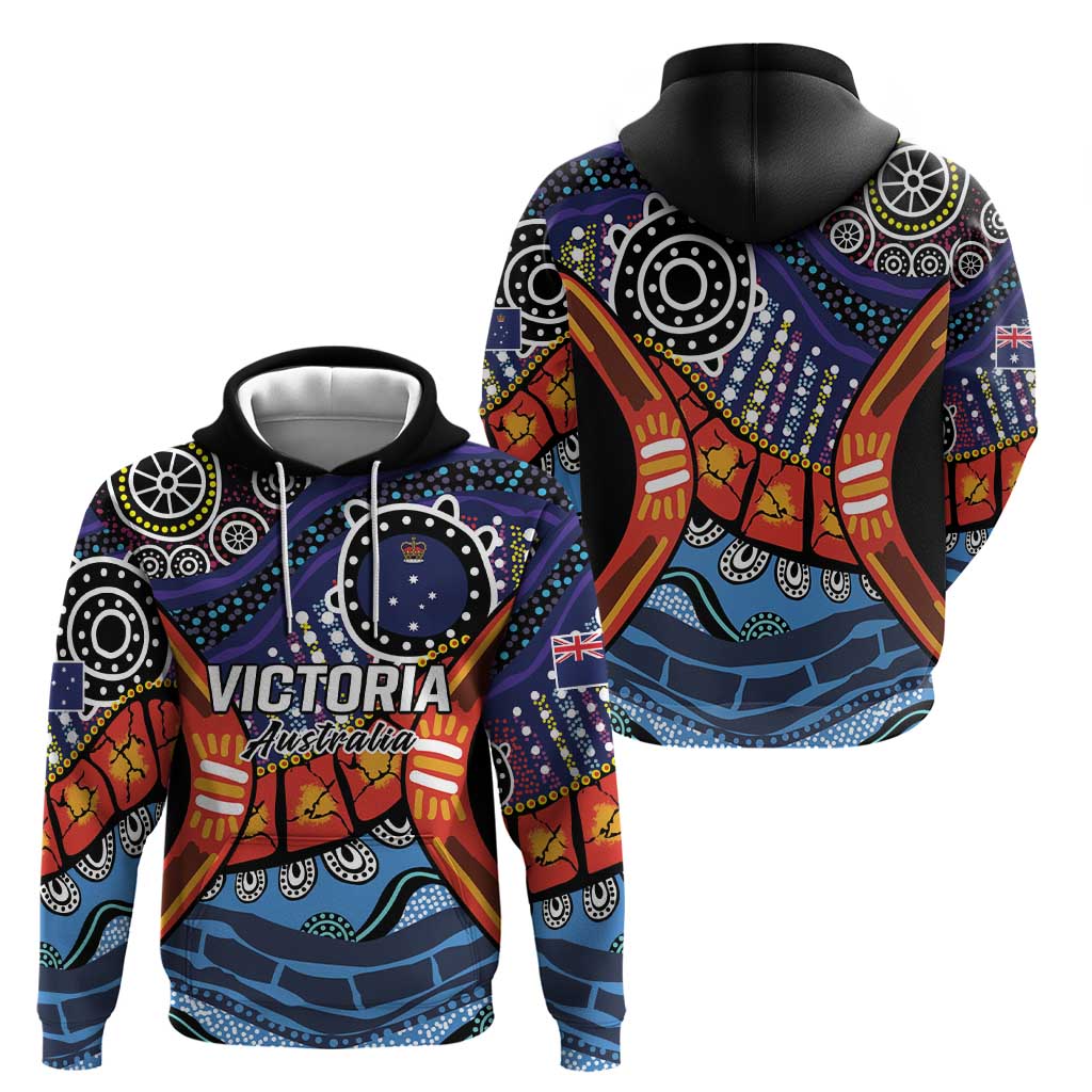 Australia Victoria State Hoodie Peace and Prosperity