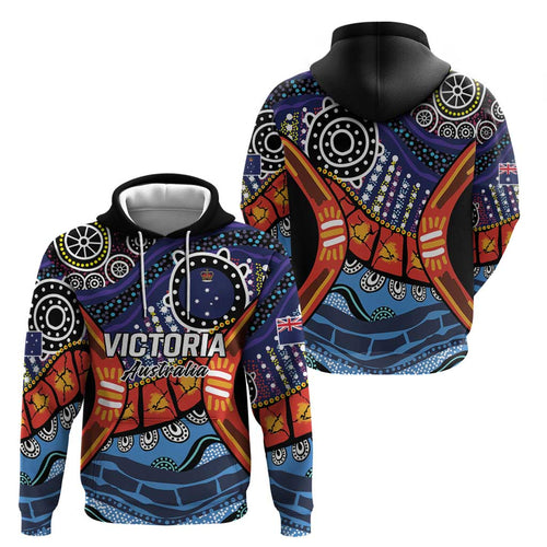 Australia Victoria State Hoodie Peace and Prosperity