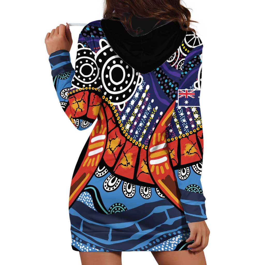 Australia Victoria State Hoodie Dress Peace and Prosperity