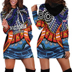 Australia Victoria State Hoodie Dress Peace and Prosperity