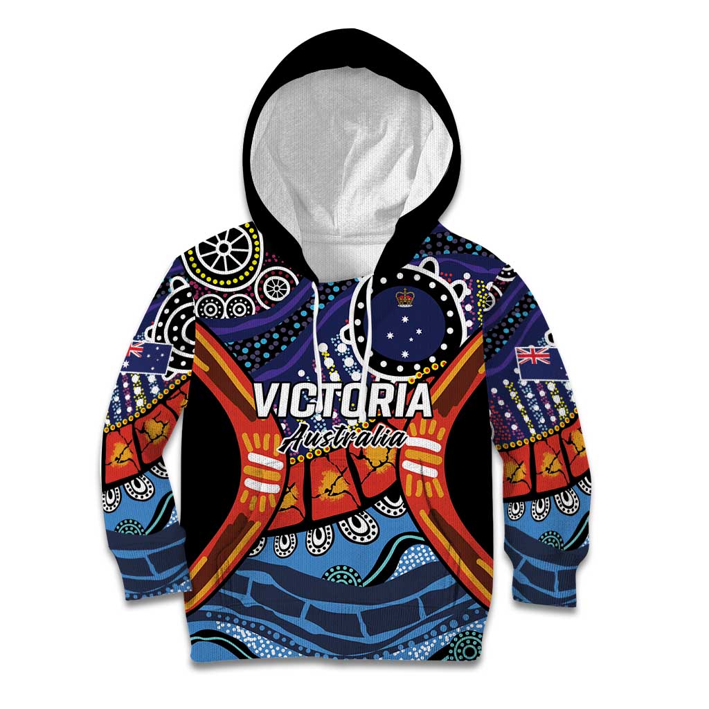 Australia Victoria State Kid Hoodie Peace and Prosperity