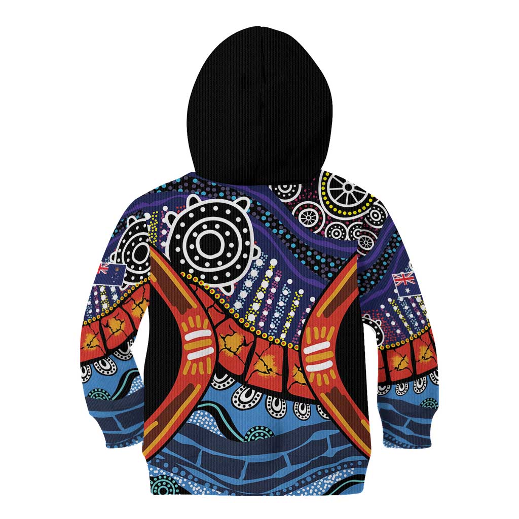 Australia Victoria State Kid Hoodie Peace and Prosperity