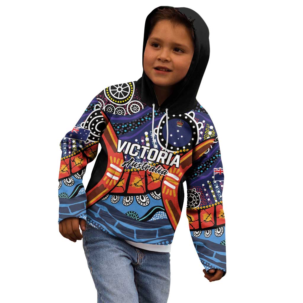 Australia Victoria State Kid Hoodie Peace and Prosperity