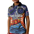 Australia Victoria State Kid Polo Shirt Peace and Prosperity