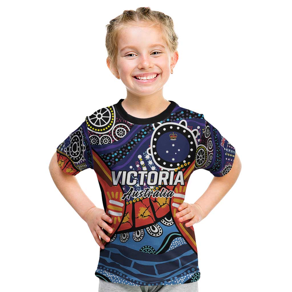 Australia Victoria State Kid T Shirt Peace and Prosperity